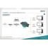DIGITUS Patch panel CAT 6A, stíněný, 8portový 1U, 10 "montáž do stojanu, černá RAL 9005