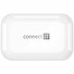 CONNECT IT sluchátka do uší s mikrofonem True Wireless SonicBass, bílá