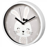 Hodiny Hama Lovely Bunny, dětské nástěnné, průměr 25 cm, tichý chod