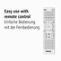 Rádio Hama DIR3115MS digitální a internetové, FM/DAB/DAB+/Multiroom, ovládání aplikací, bílé