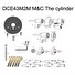 Danalock M&C Color – cylindrická vložka pro Danalock V3, vel. M