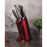 Sada nožů Berlingerhaus ve stojanu nerez Burgundy Metallic Line 6 ks Kikoza Collection BH-2273