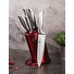 Sada nožů Berlingerhaus ve stojanu nerez Burgundy Metallic Line 6 ks Kikoza Collection BH-2273
