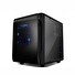 SPIRE skříň POWERCUBE 715, micro ATX, průhledná bočnice, bez zdroje, černá