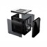 SPIRE skříň POWERCUBE 715, micro ATX, průhledná bočnice, bez zdroje, černá