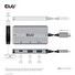 Club3D hub USB-C PD na 2x USB-C 10G porty a 2x USB-A 10G porty