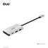 Club3D hub USB-C PD na 2x USB-C 10G porty a 2x USB-A 10G porty