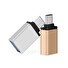 Redukce FIXED Link USB-C na USB-A, šedá