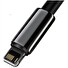 Baseus CALWJ-A01 Tungsten Gold Kabel Lightning 2.4A 2m Black