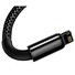 Baseus CALWJ-A01 Tungsten Gold Kabel Lightning 2.4A 2m Black