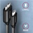 AXAGON BUMM3-CM10AB, SPEED kabel Micro-B USB <-> USB-C, 1m, USB 3.2 Gen 1, 3A, ALU, tpe, černý