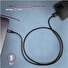 AXAGON BUMM3-CM10AB, SPEED kabel Micro-B USB <-> USB-C, 1m, USB 3.2 Gen 1, 3A, ALU, tpe, černý