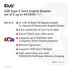 Club3D set adapterů USB-C Gen2 angled adapter set of 2, 4K120Hz (M/F)