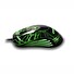 Crono CM636G/Herní/Laserová/3 200 DPI/Drátová USB/Černá-zelená