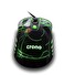 Crono CM636G/Herní/Laserová/3 200 DPI/Drátová USB/Černá-zelená