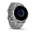 Garmin Venu 2 Plus, nerezová luneta Silver, pouzdro Gray, silikonový řemínek