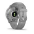 Garmin Venu 2 Plus, nerezová luneta Silver, pouzdro Gray, silikonový řemínek