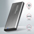 AXAGON EEM2-SG2, USB-C 3.2 Gen 2 - M.2 NVMe & SATA SSD kovový RAW box, bezšroubkový, stříbrný