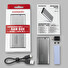 AXAGON EEM2-SG2, USB-C 3.2 Gen 2 - M.2 NVMe & SATA SSD kovový RAW box, bezšroubkový, stříbrný