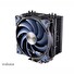 AKASA chladič CPU Alucia H4, Heatpipes, Black fins