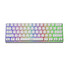 Genesis herní klávesnice THOR 660 RGB/Bezdrátová Bluetooth/US layout/Bílá