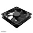 AKASA ventilátor Smart Black, 12cm fan, HD bearing