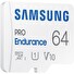 Samsung PRO Endurance/micro SDXC/64GB/100MBps/UHS-I U1 / Class 10/+ Adaptér