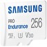 Samsung PRO Endurance/micro SDXC/256GB/100MBps/UHS-I U3 / Class 10/+ Adaptér