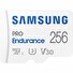 Samsung PRO Endurance/micro SDXC/256GB/100MBps/UHS-I U3 / Class 10/+ Adaptér
