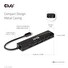 Club3D hub USB-C, 6-in-1 Hub s HDMI 8K30Hz, 2xUSB Type-A, RJ45 a 2xUSB Type-C