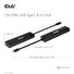 Club3D hub USB-C, 6-in-1 Hub s HDMI 8K30Hz, 2xUSB Type-A, RJ45 a 2xUSB Type-C