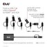 Club3D adaptér USB Gen1 Type-C/-A to Dual HDMI (4K/30Hz) / VGA (1080/60Hz)