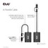 Club3D adaptér USB Gen1 Type-C/-A to Dual HDMI (4K/30Hz) / VGA (1080/60Hz)