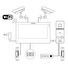 SET Videotelefon VERIA 3001-W (Wi-Fi) bílý + vstupní stanice VERIA 301