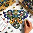 Puzzle Puzzler dřevěné, barevné - Posvátný Slon