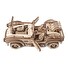 Hračka Ugears 3D dřevěné mechanické puzzle Driftující závoďák Cobra