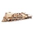 Hračka Ugears 3D dřevěné mechanické puzzle V-Express parní lokomotiva 4-6-2 s tendrem