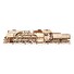 Hračka Ugears 3D dřevěné mechanické puzzle V-Express parní lokomotiva 4-6-2 s tendrem
