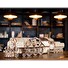 Hračka Ugears 3D dřevěné mechanické puzzle V-Express parní lokomotiva 4-6-2 s tendrem