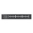 Zyxel GS1900-24Ev3, 24-port Desktop Gigabit Web Smart switch: 24x Gigabit metal, IPv6, 802.3az (Green)
