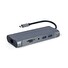 Gembird USB-C 7v1 multiport USB 3.0 + HDMI + VGA + PD + čtečka karet + stereo audio