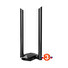 Tenda U18a AX1800 WiFi 6 USB Adapter, 1775 Mb/s, 802.11 ax/ac/a/b/g/n, anténa 2x5 dBi, Windows 10/11