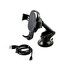 Baseus WXYL-A01 Gravity Car Mount with Wireless Charging Black