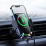 Baseus SUDD000001 Halo Electric Držák Telefonu s Bezdrátovým Nabíjením 15W Black