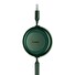 Baseus CAMJ010006 Bright Mirror Kabel 3v1 MicroUSB/USBC/Lightning 3,5A 1.1m Green