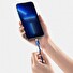 Baseus CAJY000203 Crystal Shine Series Datový Kabel USB-C - Lightning 20W 1,2m Blue