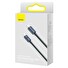 Baseus CAJY000701 Crystal Shine Series Datový Kabel USB-C - USB-C 100W 2m Black