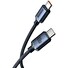 Baseus CAJY000601 Crystal Shine Series Datový Kabel USB-C - USB-C 100W 1,2m Black