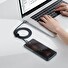 Baseus CAJY000601 Crystal Shine Series Datový Kabel USB-C - USB-C 100W 1,2m Black