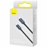 Baseus CAJY000601 Crystal Shine Series Datový Kabel USB-C - USB-C 100W 1,2m Black